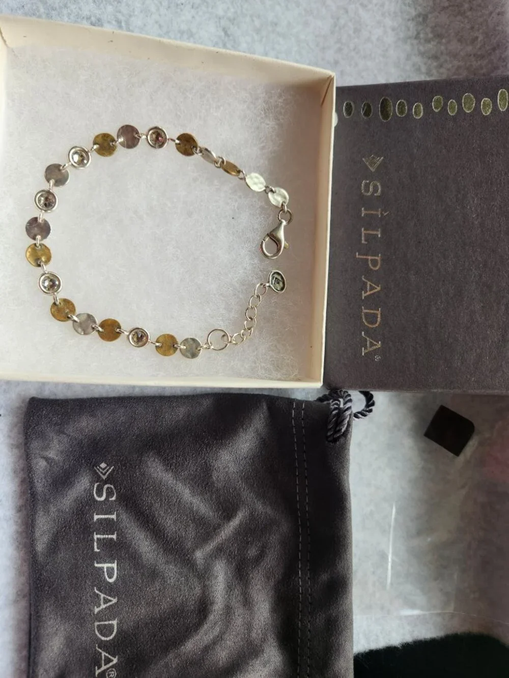 Silpada adjustable inches